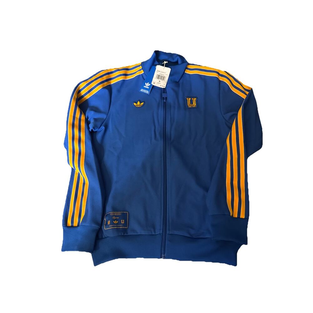 Adidas Tigres UANL Terrace Icons Track Jacket Top Zip Up Men Size Small JM4861